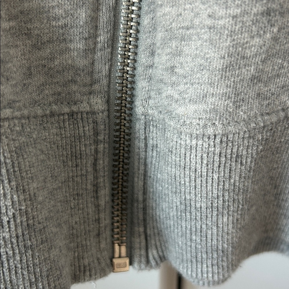 Spiritual Gangster Light Gray Heather Women's Zip-Up Hoodie Size Small - Picture 6 of 8